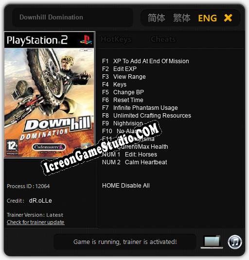 Downhill Domination: Cheats, Trainer +14 [dR.oLLe]