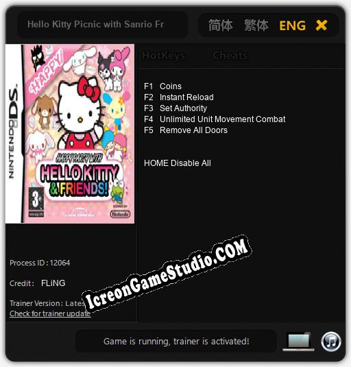 Hello Kitty Picnic with Sanrio Friends: Treinador (V1.0.51)