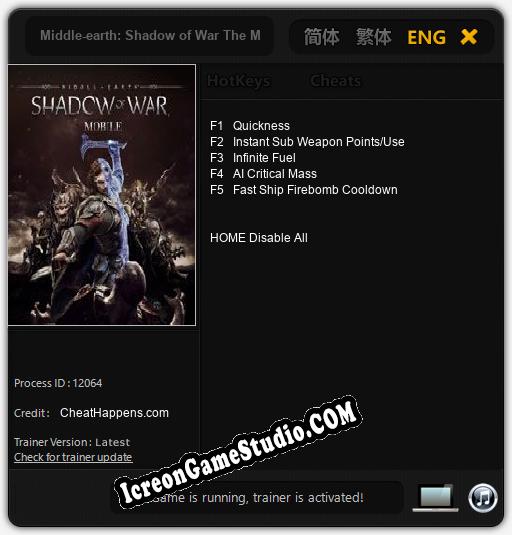 Middle-earth: Shadow of War The Mobile Game: Treinador (V1.0.71)