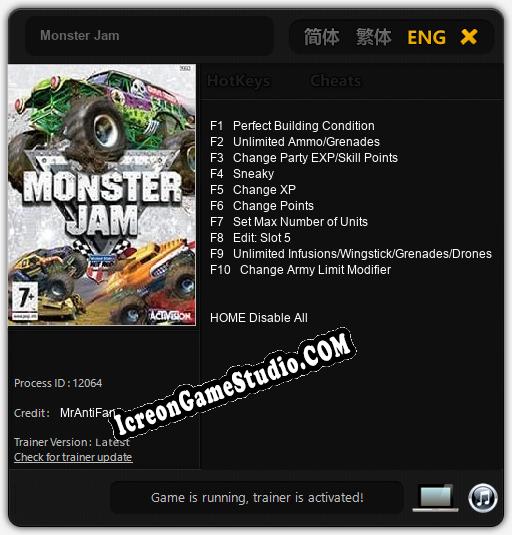 Monster Jam: Treinador (V1.0.52)