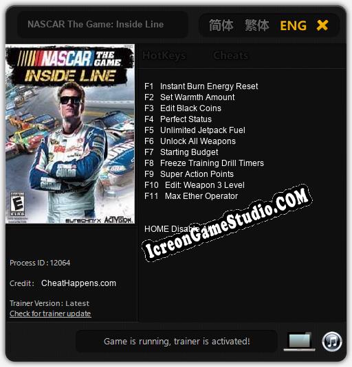 NASCAR The Game: Inside Line: Treinador (V1.0.80)