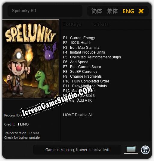 Spelunky HD: Treinador (V1.0.56)