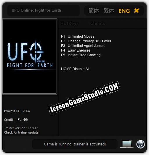 Treinador liberado para UFO Online: Fight for Earth [v1.0.1]